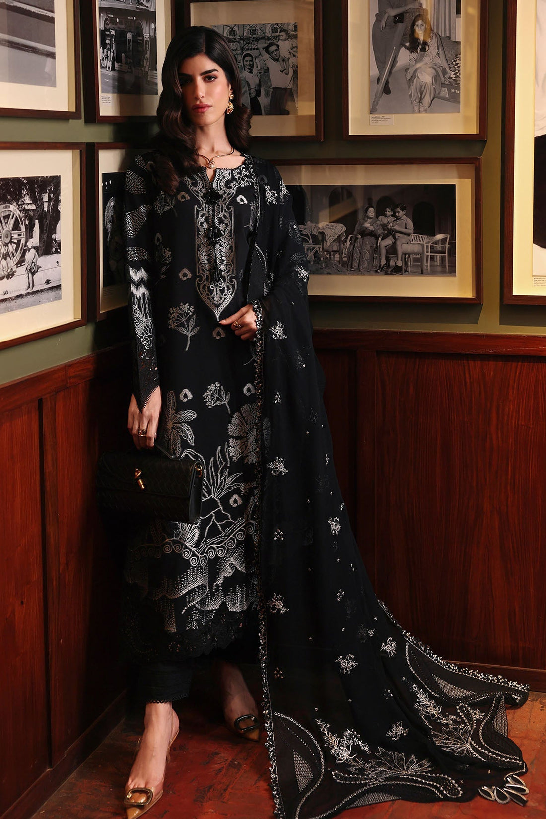 Nureh | Exclusive Jacquard | NE-227 - by Libasekhas UK - Registered Vendor of : Nureh - 100% Original Designer Dress