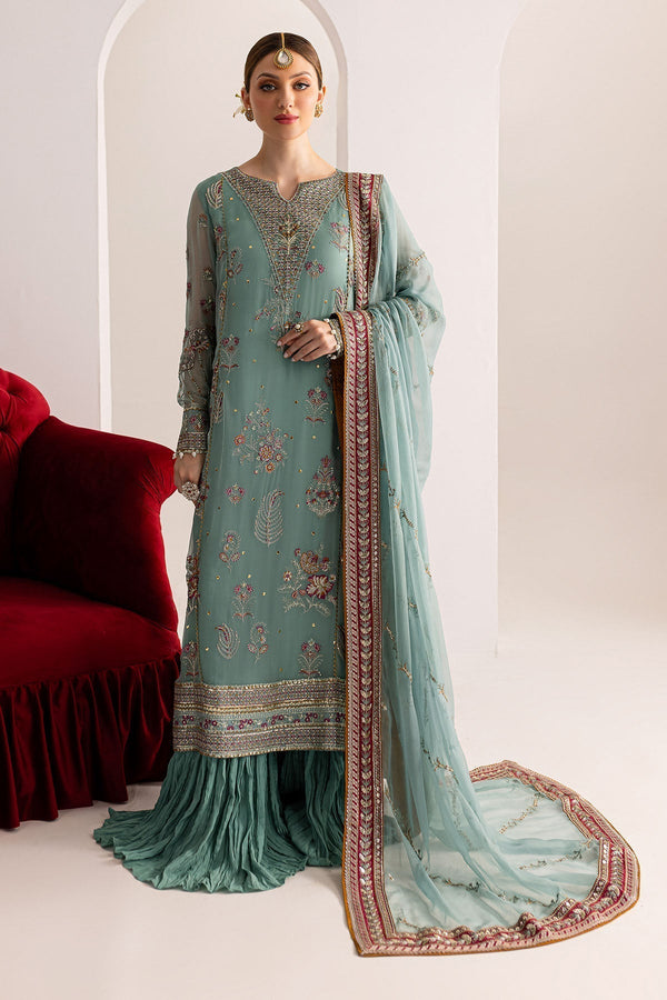 Nureh | Fancy Formals | NP-512 - by - Libasekhas UK - Registered Vendor of : Nureh - 100% Original Designer Dresss
