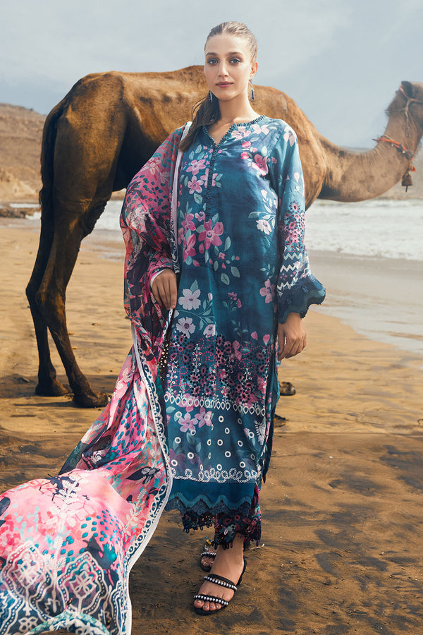 Nureh | Gardenia Lawn 24 | N-03 - by - Libasekhas UK - Registered Vendor of : Nureh - 100% Original Designer Dresss