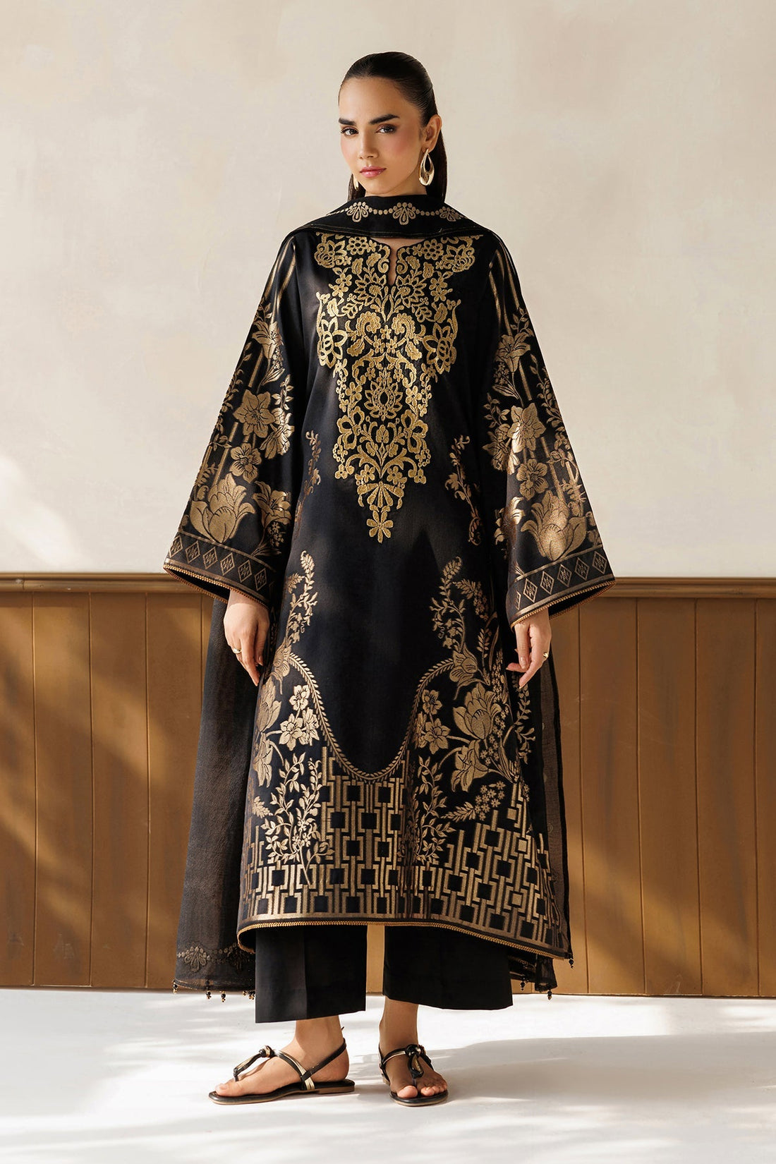 Baroque | Luxury Summer Pret | UF-4501 - by Libasekhas UK - Registered Vendor of : Baroque - 100% Original Designer Dress