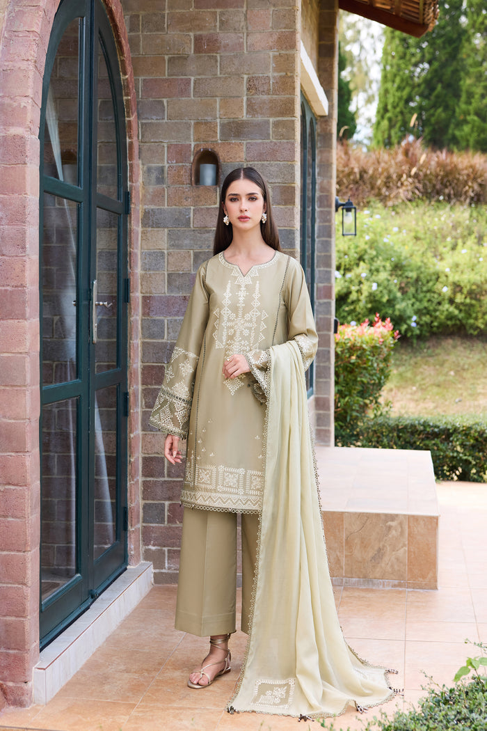 Farasha | Sorine Summer 26 | Soft Slate - by Libasekhas UK - Registered Vendor of : Farasha - 100% Original Designer Dress