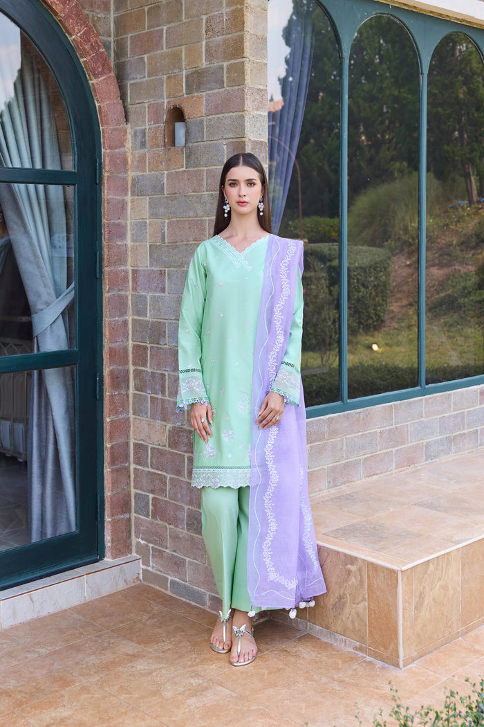 Farasha | Sorine Summer 26 | Aqua Cloud - by Libasekhas UK - Registered Vendor of : Farasha - 100% Original Designer Dress