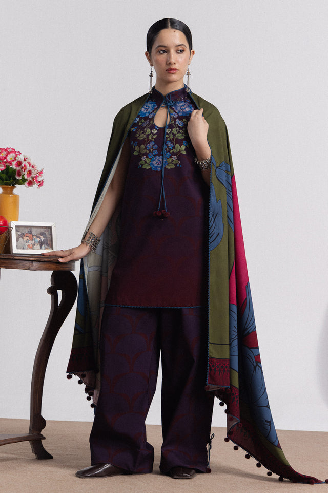 Zara ShahJahan | Coco Prints Winter 26 | Mira-1B - by Libasekhas UK - Registered Vendor of : Zara ShahJahan - 100% Original Designer Dress