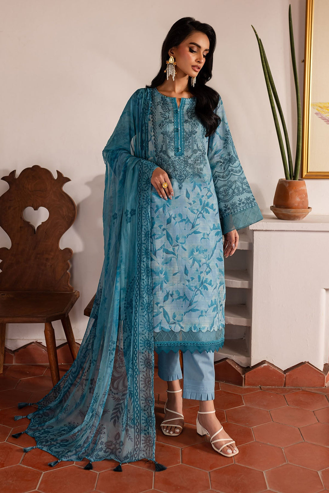 Nureh | Printed lawn 25 | SP-140 - by - Libasekhas UK - Registered Vendor of : Nureh - 100% Original Designer Dresss