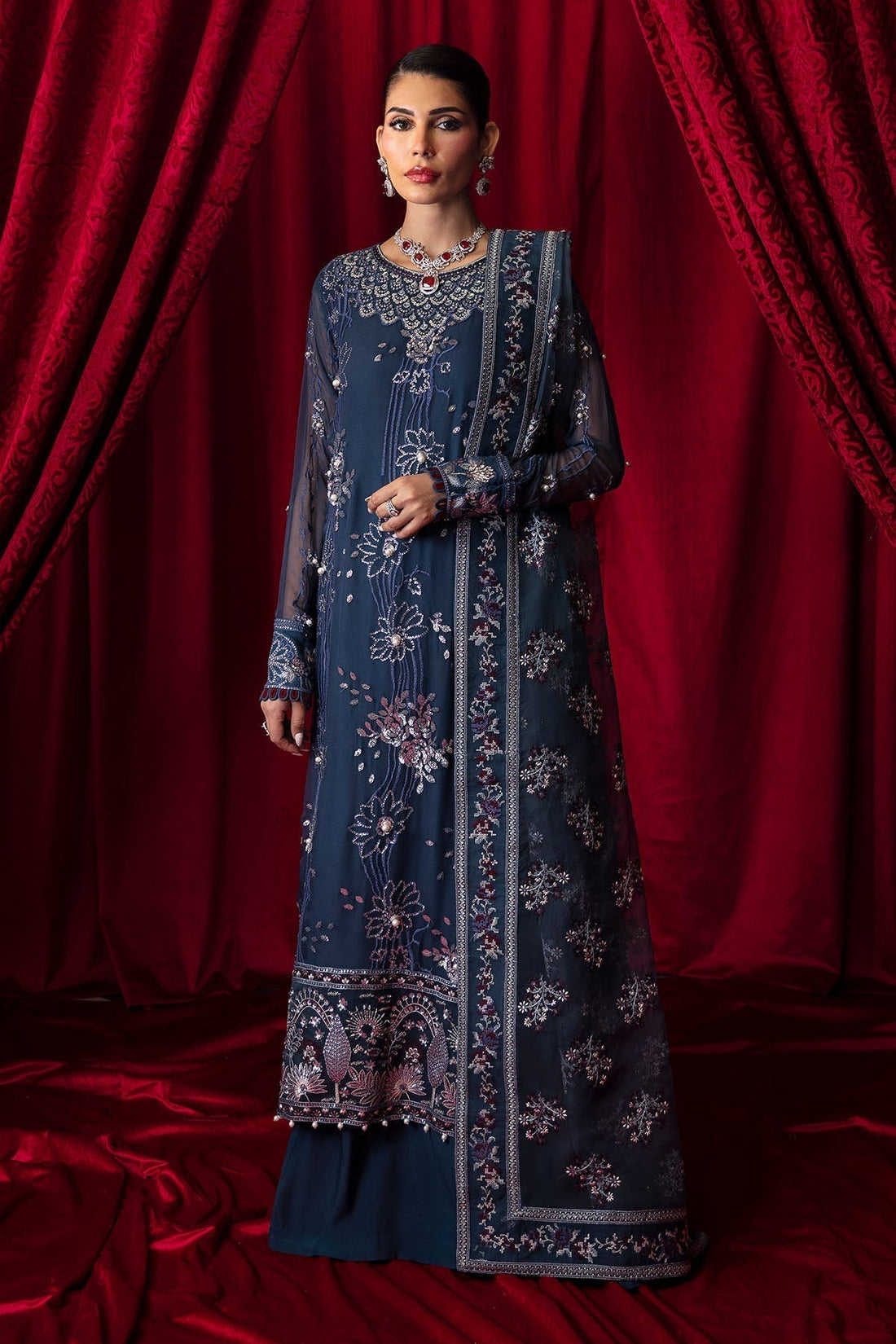 Nureh | Elanora Formal 24 | NEL-52-Cielle - by - Libasekhas UK - Registered Vendor of : Nureh - 100% Original Designer Dresss