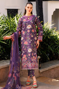 Farasha | Printed Essentials | Majestic Purple - by - Libasekhas UK - Registered Vendor of : Farasha - 100% Original Designer Dresss