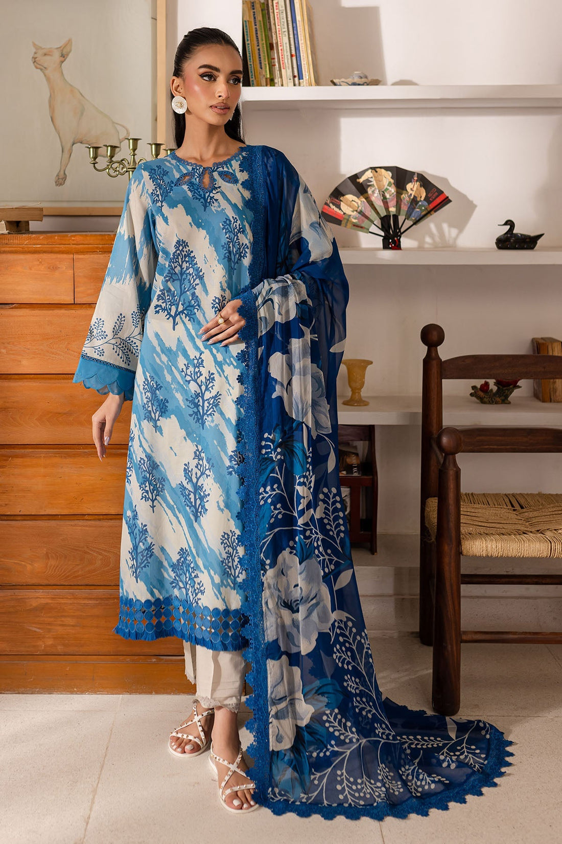 Nureh | Printed Lawn 25 | SP-148 - by - Libasekhas UK - Registered Vendor of : Nureh - 100% Original Designer Dresss