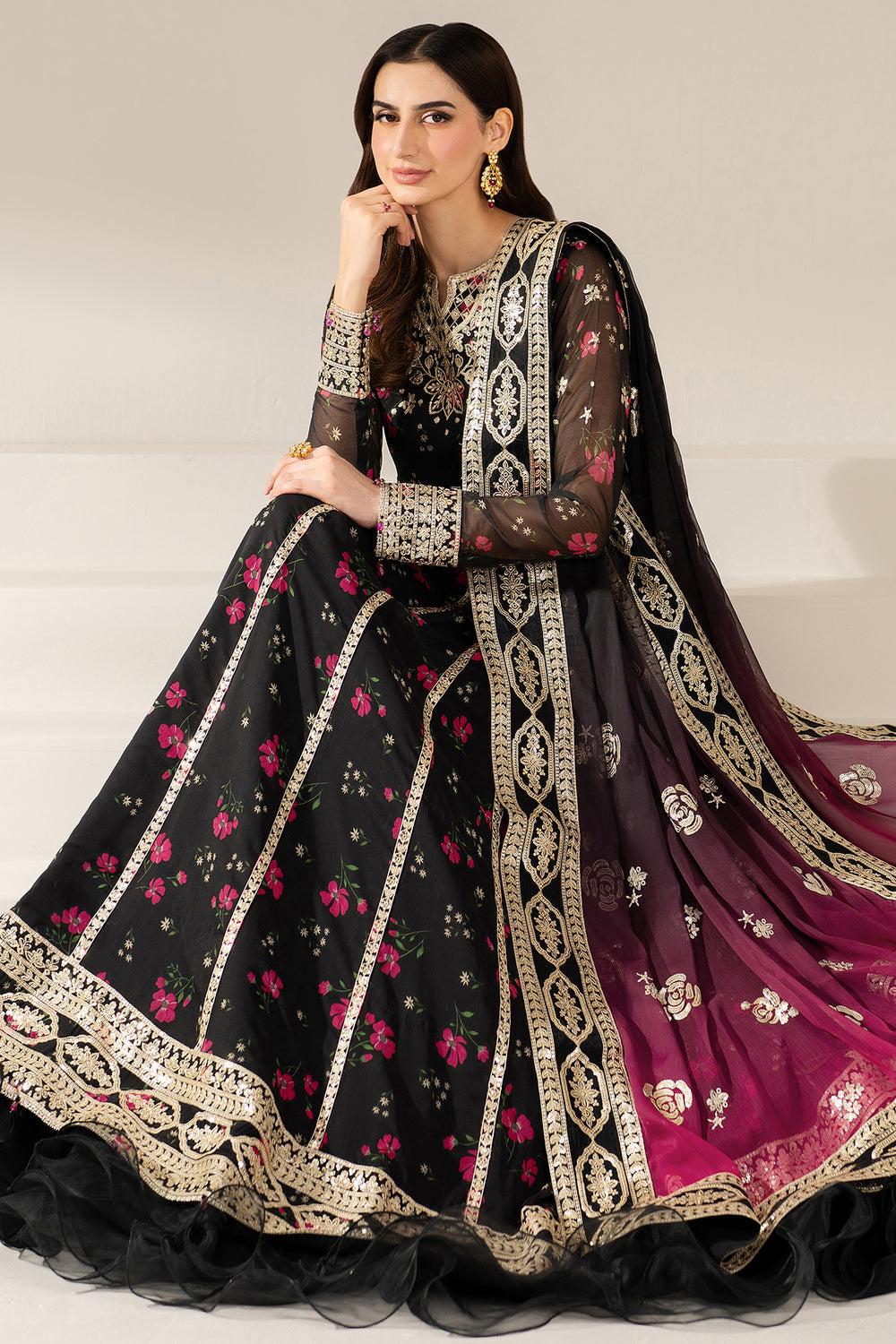 Farasha | Fiorella Formals | Fuchsia Night - by Libasekhas UK - Registered Vendor of : Farasha - 100% Original Designer Dress