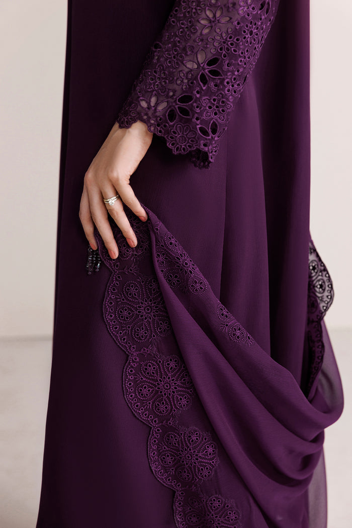 Farasha | Chiffon Essentials 26 | Berry Garden - by Libasekhas UK - Registered Vendor of : Farasha - 100% Original Designer Dress