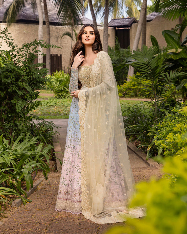Faiza Saqlain | Zinnia Lawn 25 | Freesia - by - Libasekhas UK - Registered Vendor of : Faiza Saqlain - 100% Original Designer Dresss