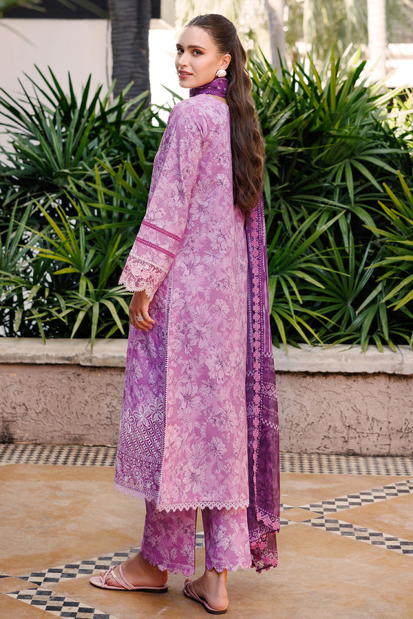 Farasha | Printed Essentials | Lavender Rush - by - Libasekhas UK - Registered Vendor of : Farasha - 100% Original Designer Dresss
