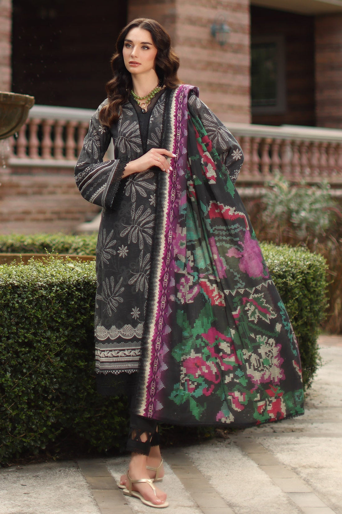 Nureh | Signature Prints 26 | SP-204 - by Libasekhas UK - Registered Vendor of : Nureh - 100% Original Designer Dress