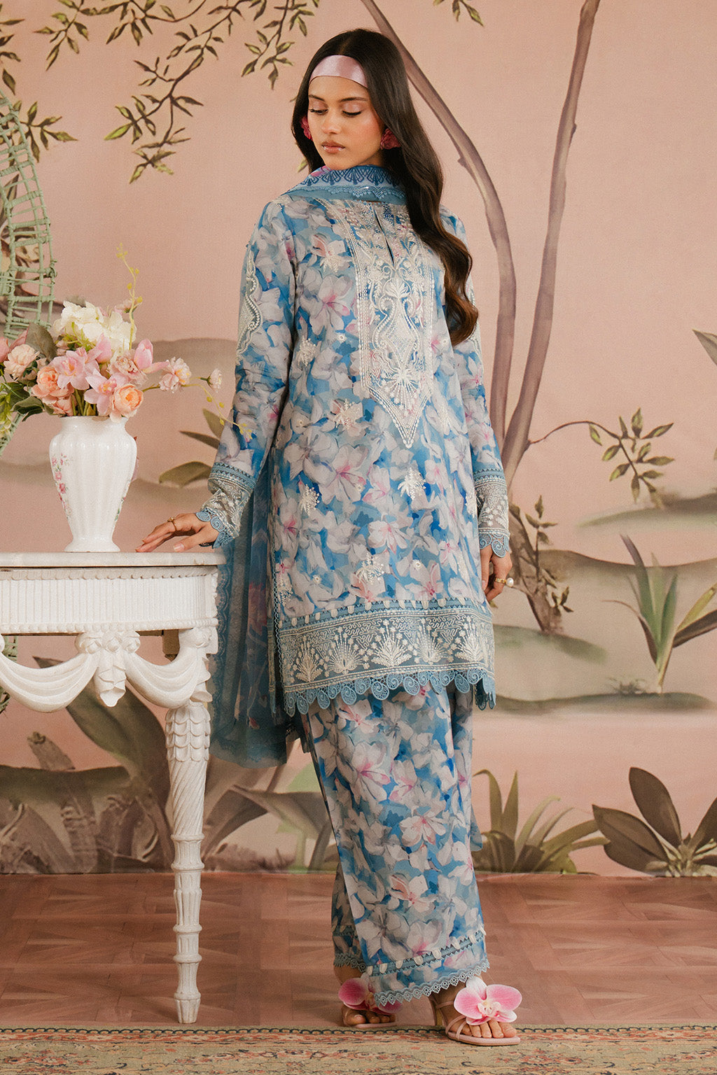 Ayzel | Armelia Printed Lawn 25 | Scilla - by - Libasekhas UK - Registered Vendor of : Ayzel - 100% Original Designer Dresss