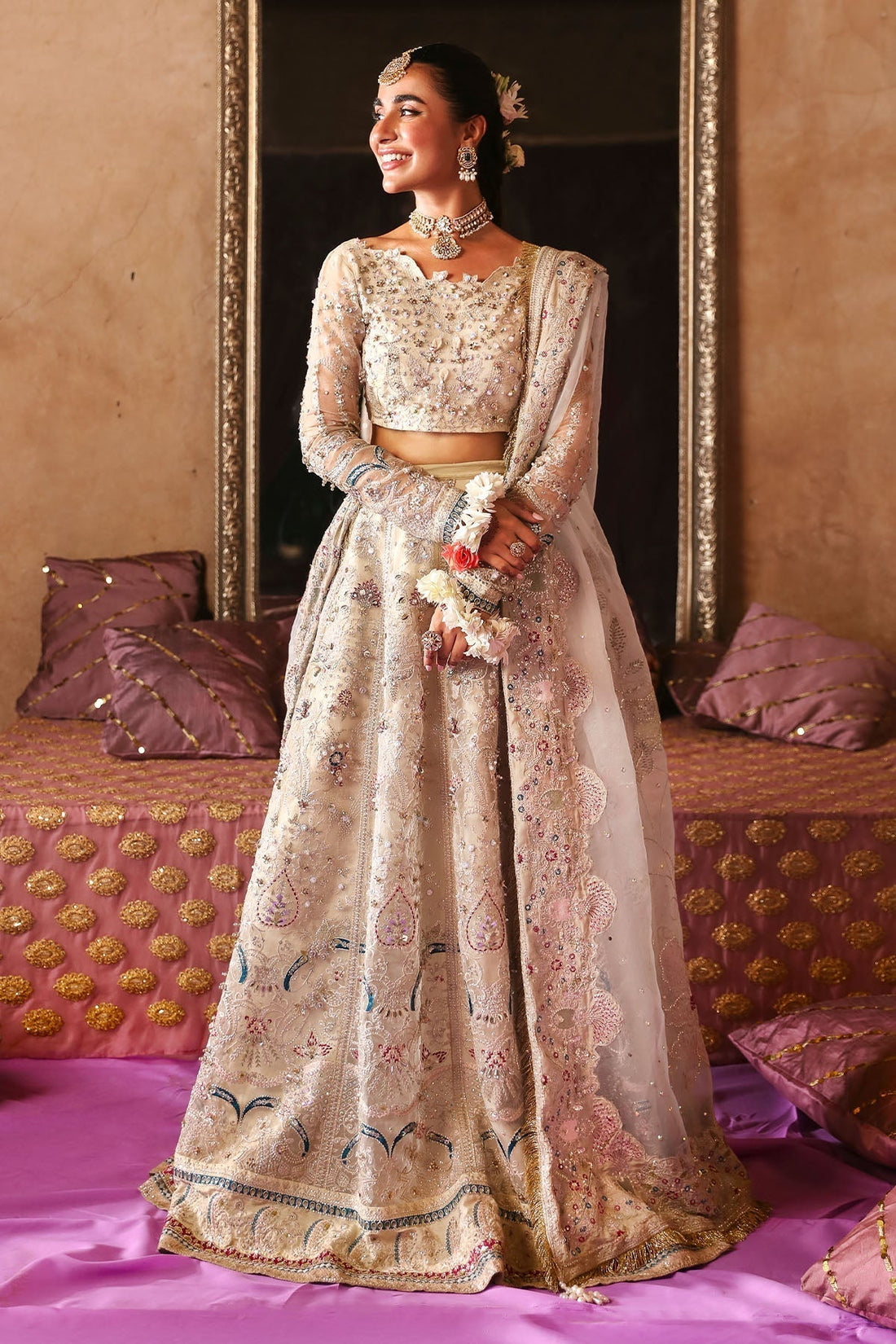 Nureh | Jhoomro Wedding Formals | NL-72 CHANDNI - by - Libasekhas UK - Registered Vendor of : Nureh - 100% Original Designer Dresss