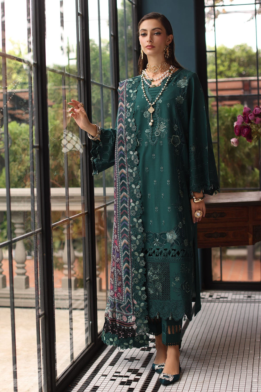 Nureh | Maya Lawn | NS-154 - by - Libasekhas UK - Registered Vendor of : Nureh - 100% Original Designer Dresss