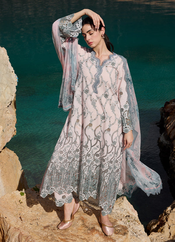 Image | Lawnkari 25 | Nehir - by - Libasekhas UK - Registered Vendor of : Image - 100% Original Designer Dresss