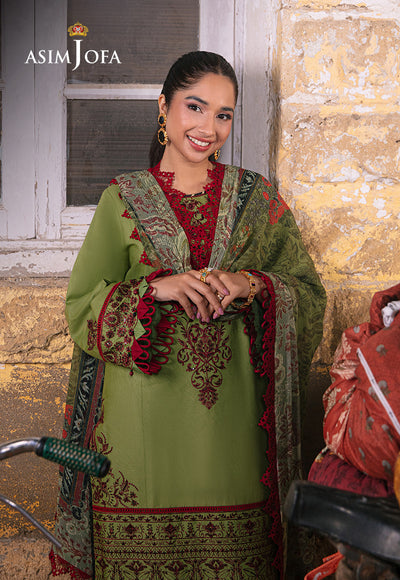 Asim Jofa | Embroidered Lawn Collection | AJAR-33 - by - Libasekhas UK - Registered Vendor of : Asim Jofa - 100% Original Designer Dresss