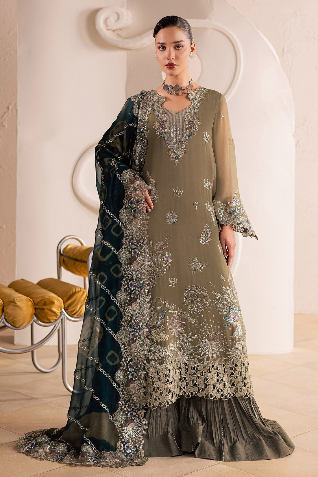 Nureh | Fancy Formal | NP-770 - by Libasekhas UK - Registered Vendor of : Nureh - 100% Original Designer Dress