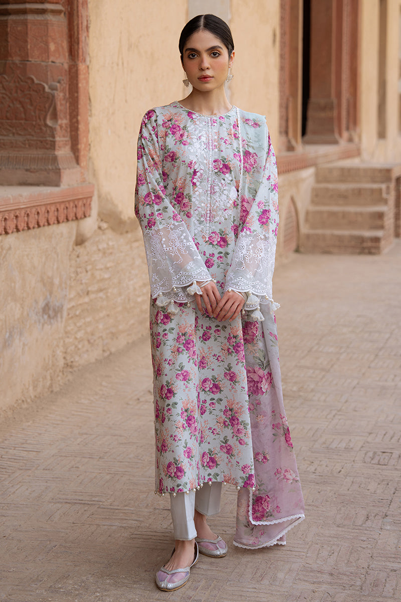 Cross Stitch | Eid Lawn Edit 25 | SPARKLING GEM - by - Libasekhas UK - Registered Vendor of : Cross Stitch - 100% Original Designer Dresss