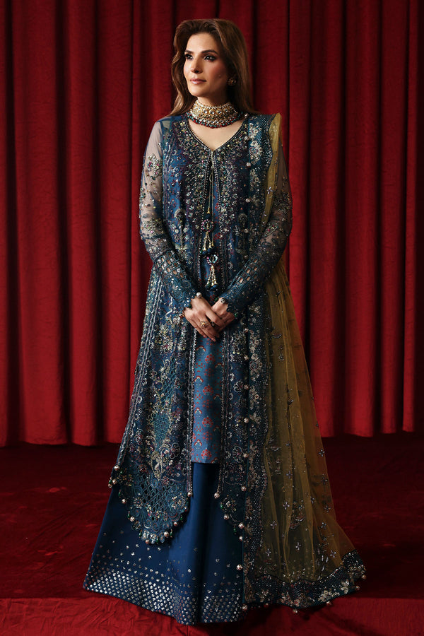 Nureh | Jhoomro Formals | NL-84 Resham - by Libasekhas UK - Registered Vendor of : Nureh - 100% Original Designer Dress