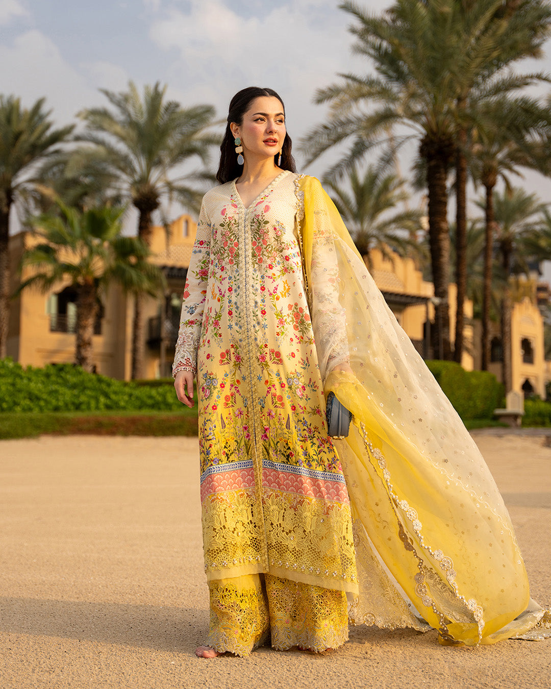 Faiza Saqlain | AYA - Unstitched Luxury Lawn '26 | Arta - by Libasekhas UK - Registered Vendor of : Faiza Saqlain - 100% Original Designer Dress