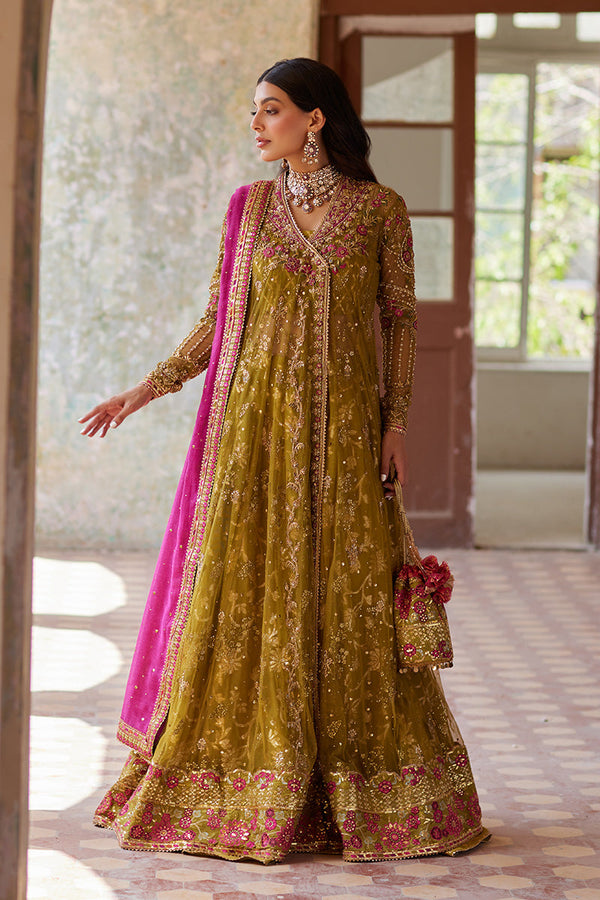 Mina Hassan | Formal Dholki Collection | Aaliyah - by - Libasekhas UK - Registered Vendor of : Mina Hassan - 100% Original Designer Dresss