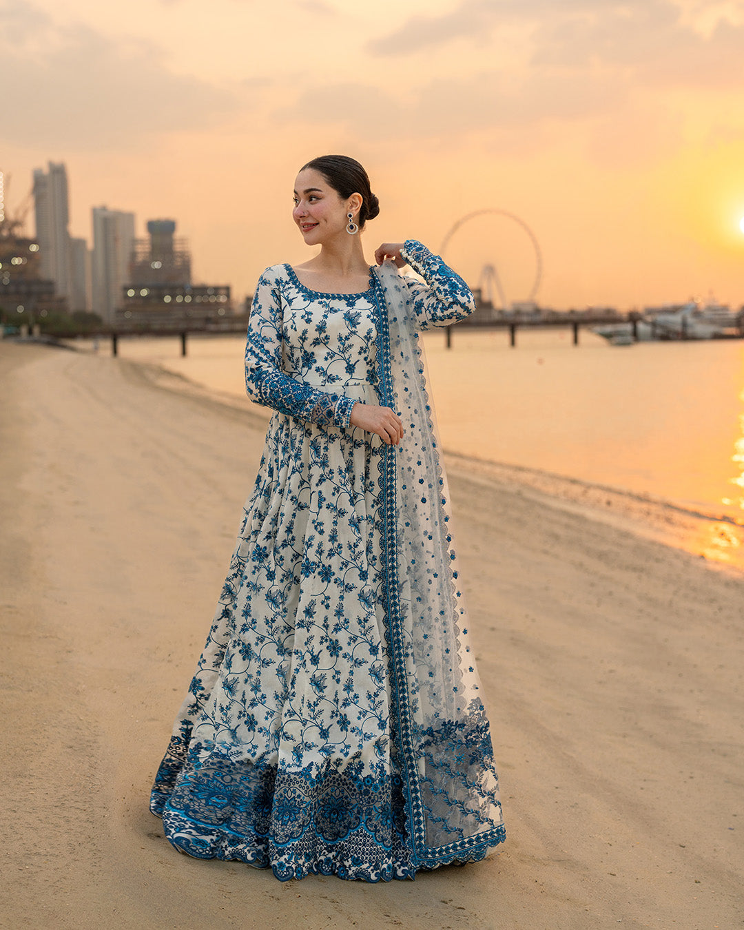 Faiza Saqlain | AYA - Unstitched Luxury Lawn '26 | Jehona - by Libasekhas UK - Registered Vendor of : Faiza Saqlain - 100% Original Designer Dress
