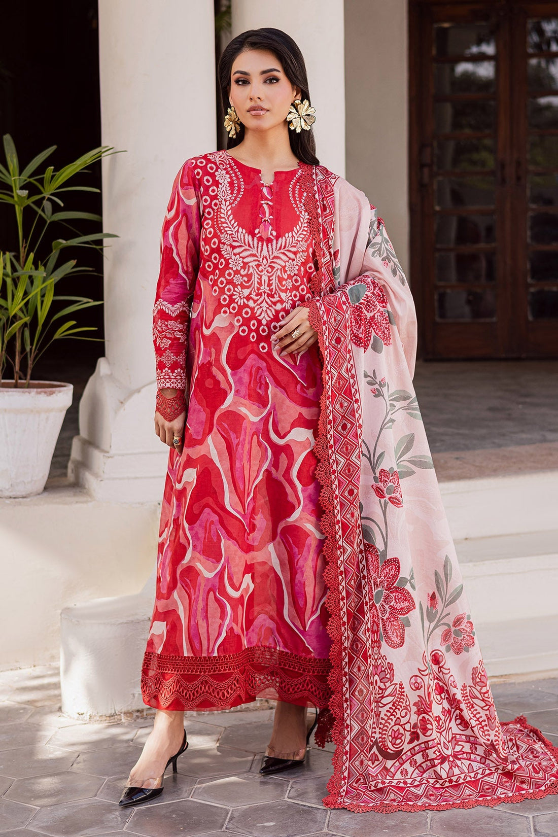 Nureh | Rania Prints | NR-06 - by Libasekhas UK - Registered Vendor of : Nureh - 100% Original Designer Dress