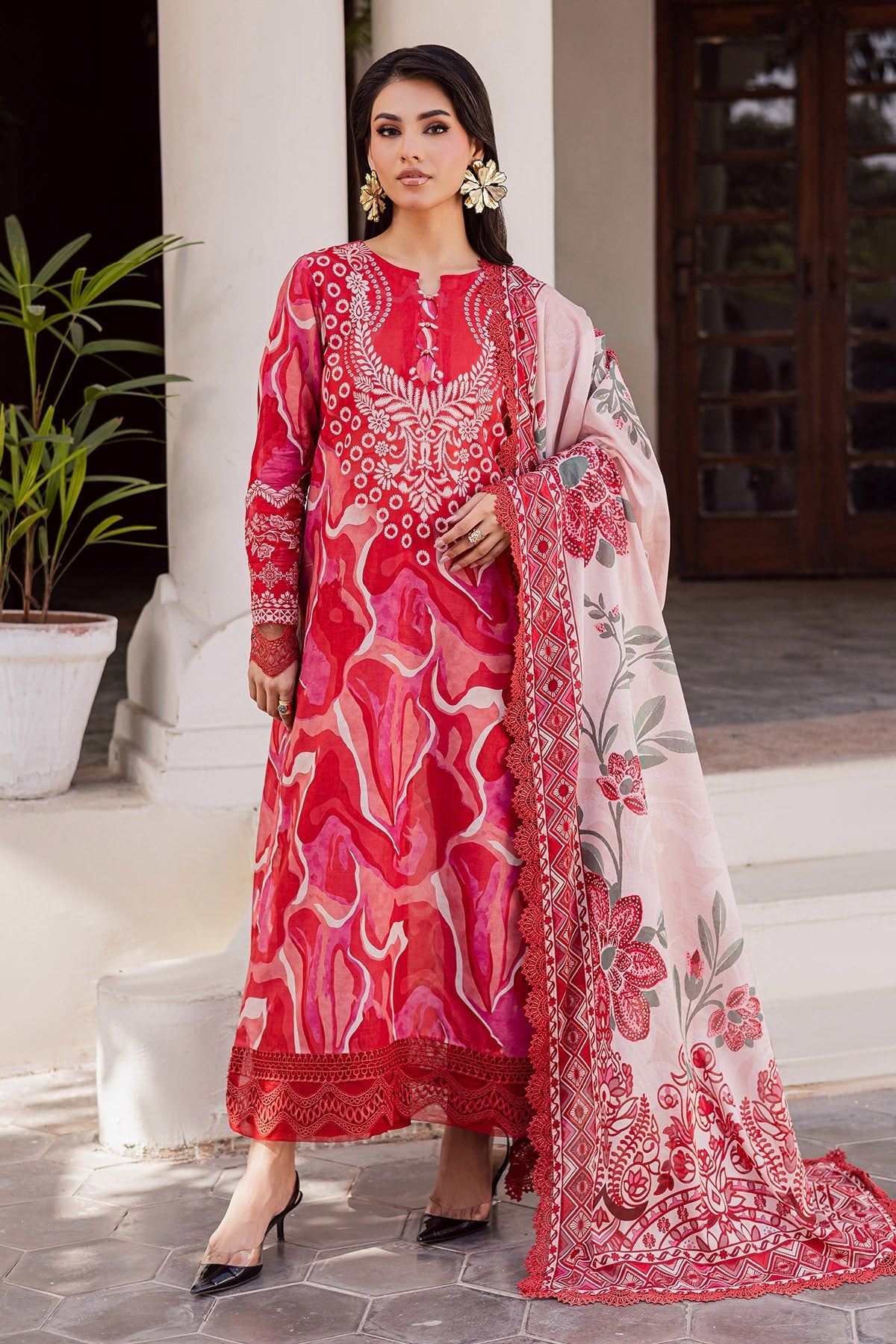 Nureh | Rania Prints | NR-06 - by Libasekhas UK - Registered Vendor of : Nureh - 100% Original Designer Dress