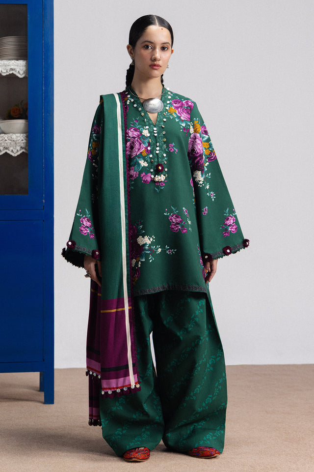 Zara ShahJahan | Coco Prints Winter 26 | Katya-9B - by Libasekhas UK - Registered Vendor of : Zara ShahJahan - 100% Original Designer Dress