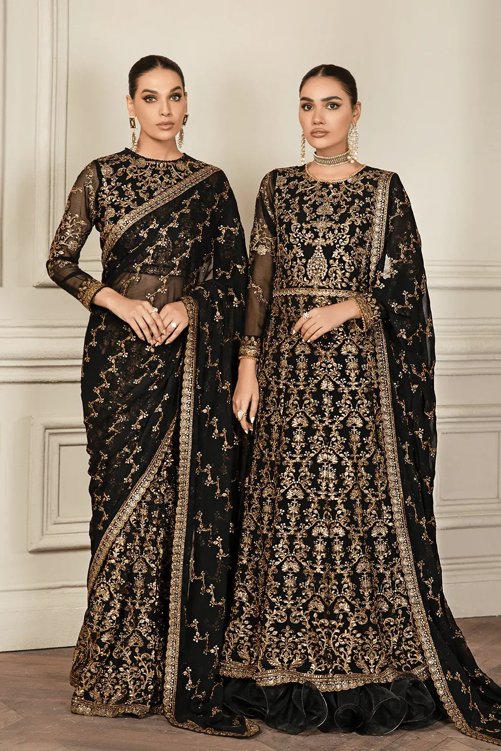 Zarif | Mehroz Formals | Black Ruby - by - Libasekhas UK - Registered Vendor of : Zarif - 100% Original Designer Dresss