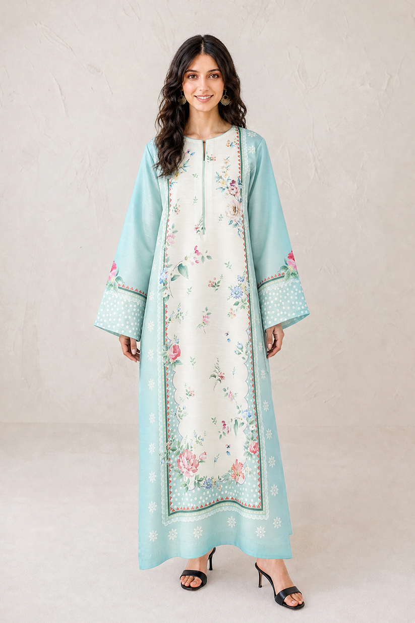 Saad Shaikh | Ease Fall Edit 26 | D-02 Kaftan - by Libasekhas UK - Registered Vendor of : Saad Shaikh - 100% Original Designer Dress