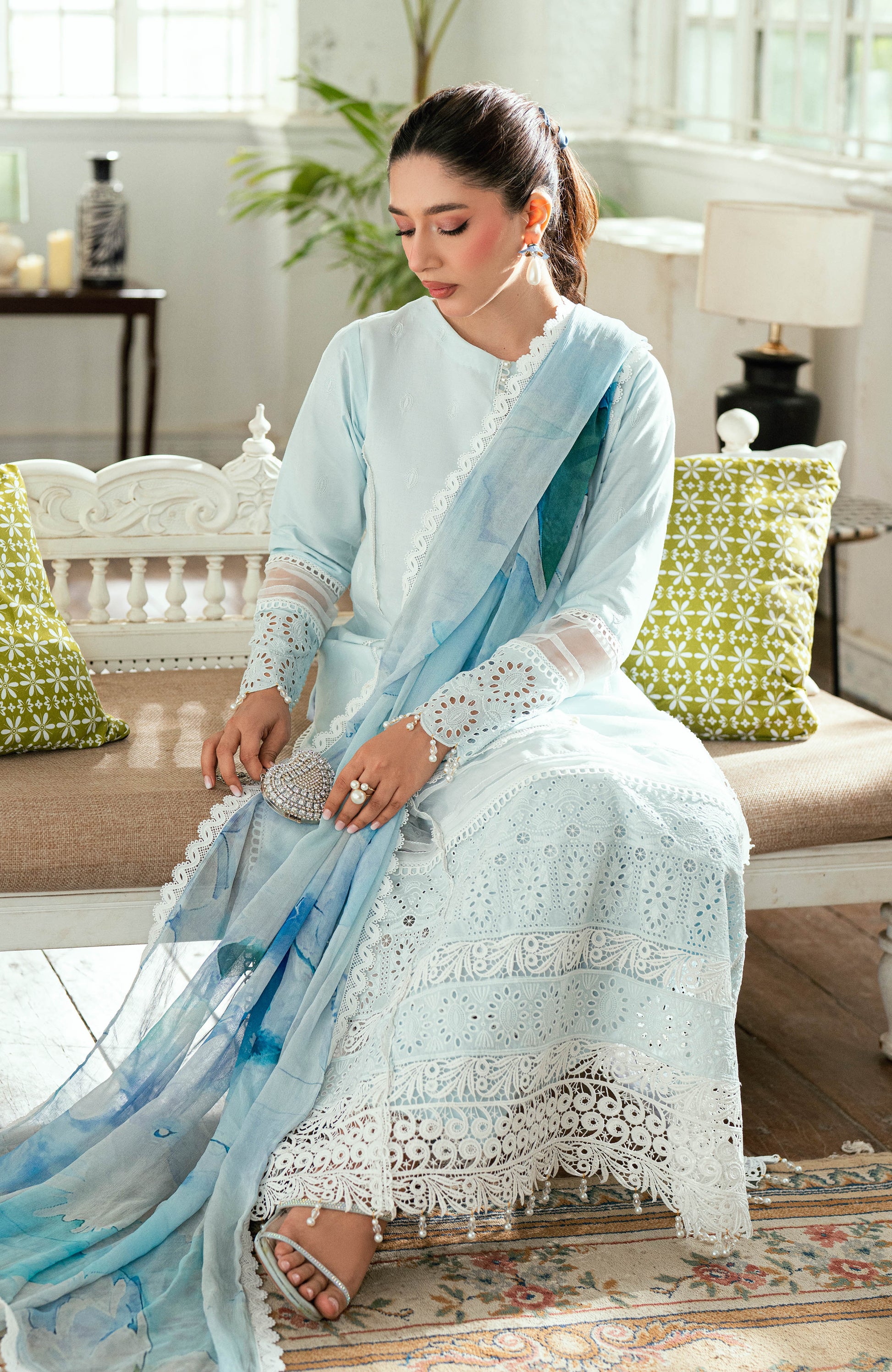Al zohaib | Laserkari Premium Edition 25 | LKP-25-02 G - by Libasekhas UK - Registered Vendor of : Al zohaib - 100% Original Designer Dress