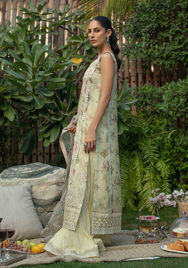 Layla Chatoor | Luxury Pret | Yellow Floral - by Libasekhas UK - Registered Vendor of : Layla Chatoor - 100% Original Designer Dress