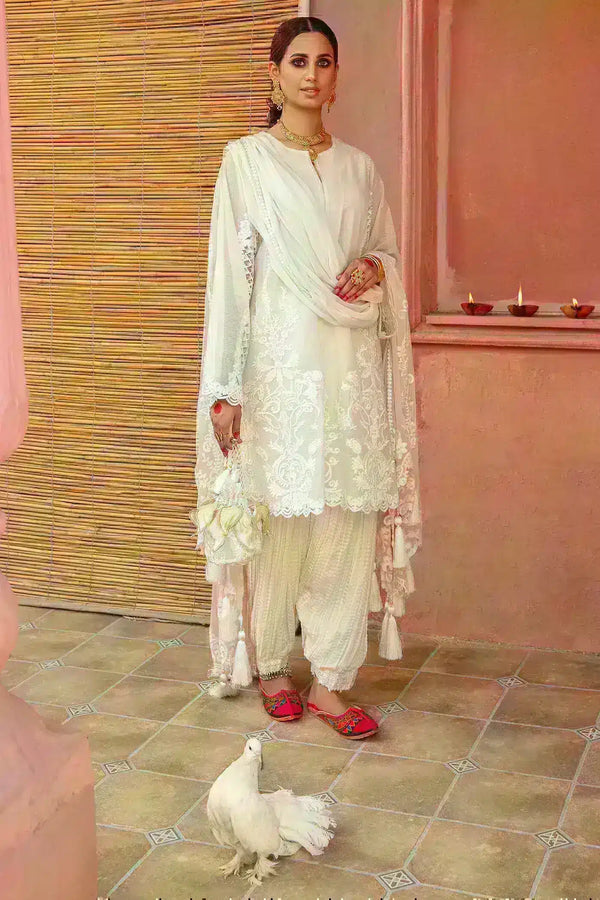 Nilofer Shahid | Nur e Subh Formals | Motiya - by - Libasekhas UK - Registered Vendor of : Nilofer Shahid - 100% Original Designer Dresss