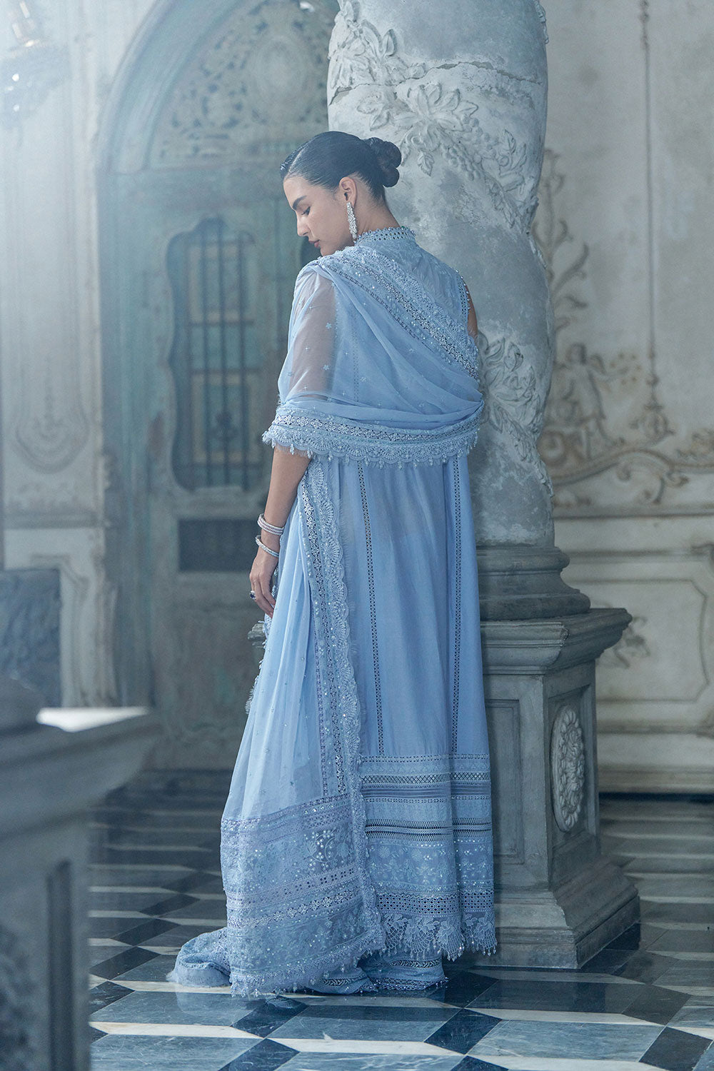 Sobia Nazir | Luxury Lawn Eid 26 | 2B - by Libasekhas UK - Registered Vendor of : Sobia Nazir - 100% Original Designer Dress