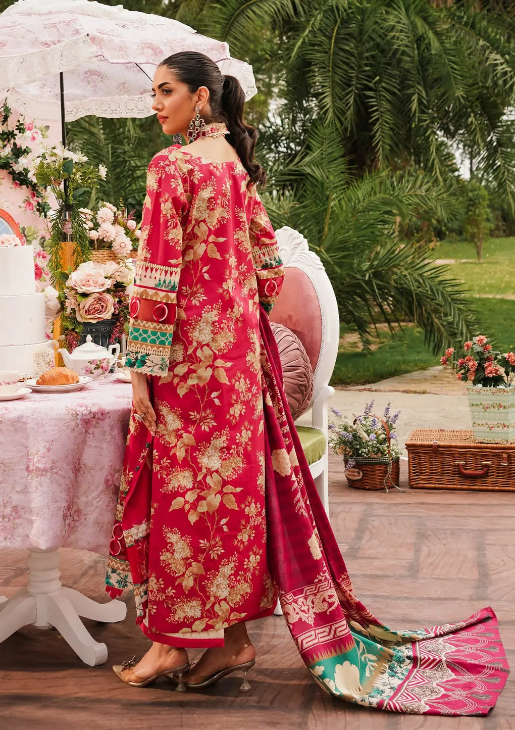 Elaf Premium | Printed Collection 24 | EEP-04A - Flores de Amor - by - Libasekhas UK - Registered Vendor of : Elaf Premium - 100% Original Designer Dresss