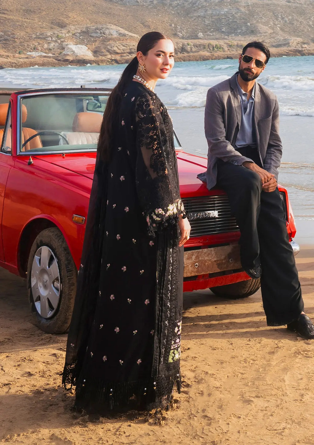 Elaf Premium | Hai Kuch Festive Lawn 24 | EHK-01A Mahnoor - by - Libasekhas UK - Registered Vendor of : Elaf Premium - 100% Original Designer Dresss