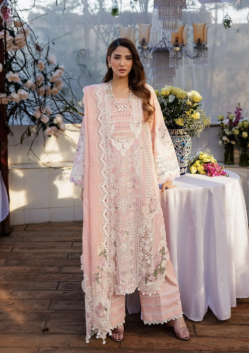 Kahf Premium | Luxury Lawn 25 | KLR-2A Olivia - by - Libasekhas UK - Registered Vendor of : Kahf Premium - 100% Original Designer Dresss