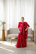 Wahaj M Khan | Sanam Luxe | Cherry Rouge Sanam - by Libasekhas UK - Registered Vendor of : Wahaj M Khan - 100% Original Designer Dress