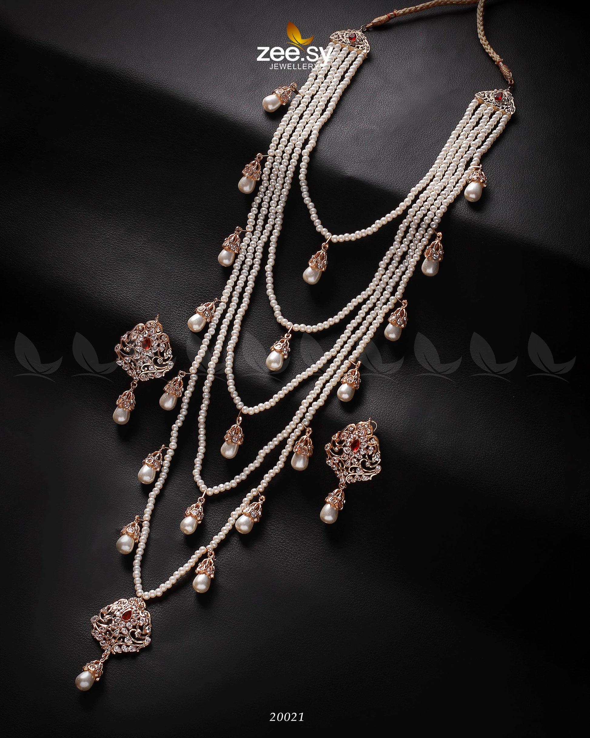 Hyderabadi Panch Lara Mala - by - Libasekhas UK - Registered Vendor of : Zeesy - 100% Original Designer Dresss
