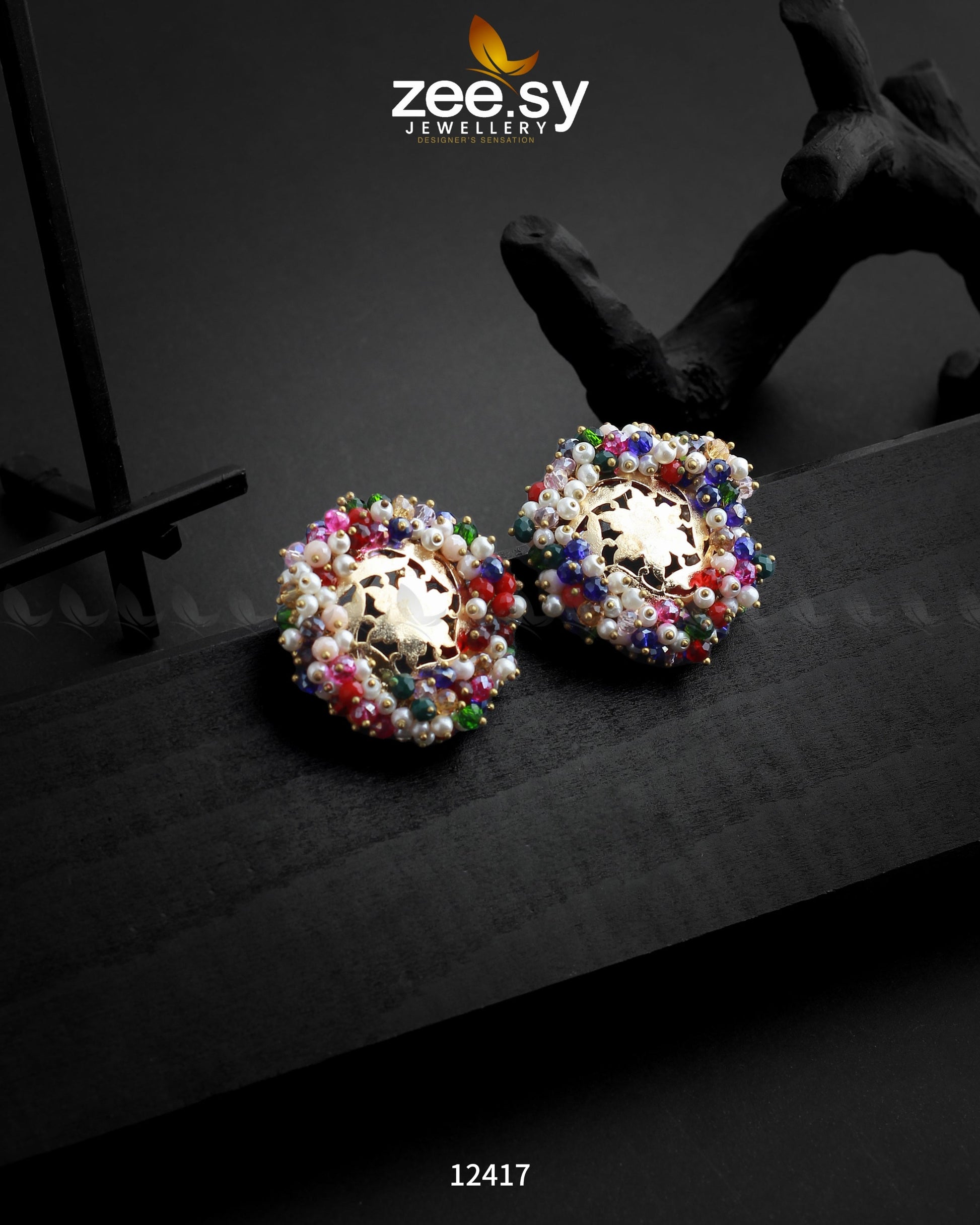 Earrings-0326 - by - Libasekhas UK - Registered Vendor of : Zeesy - 100% Original Designer Dresss