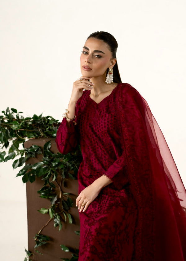 Haseens | Mahra Pret | Surkhzar - by Libasekhas UK - Registered Vendor of : Haseens - 100% Original Designer Dress