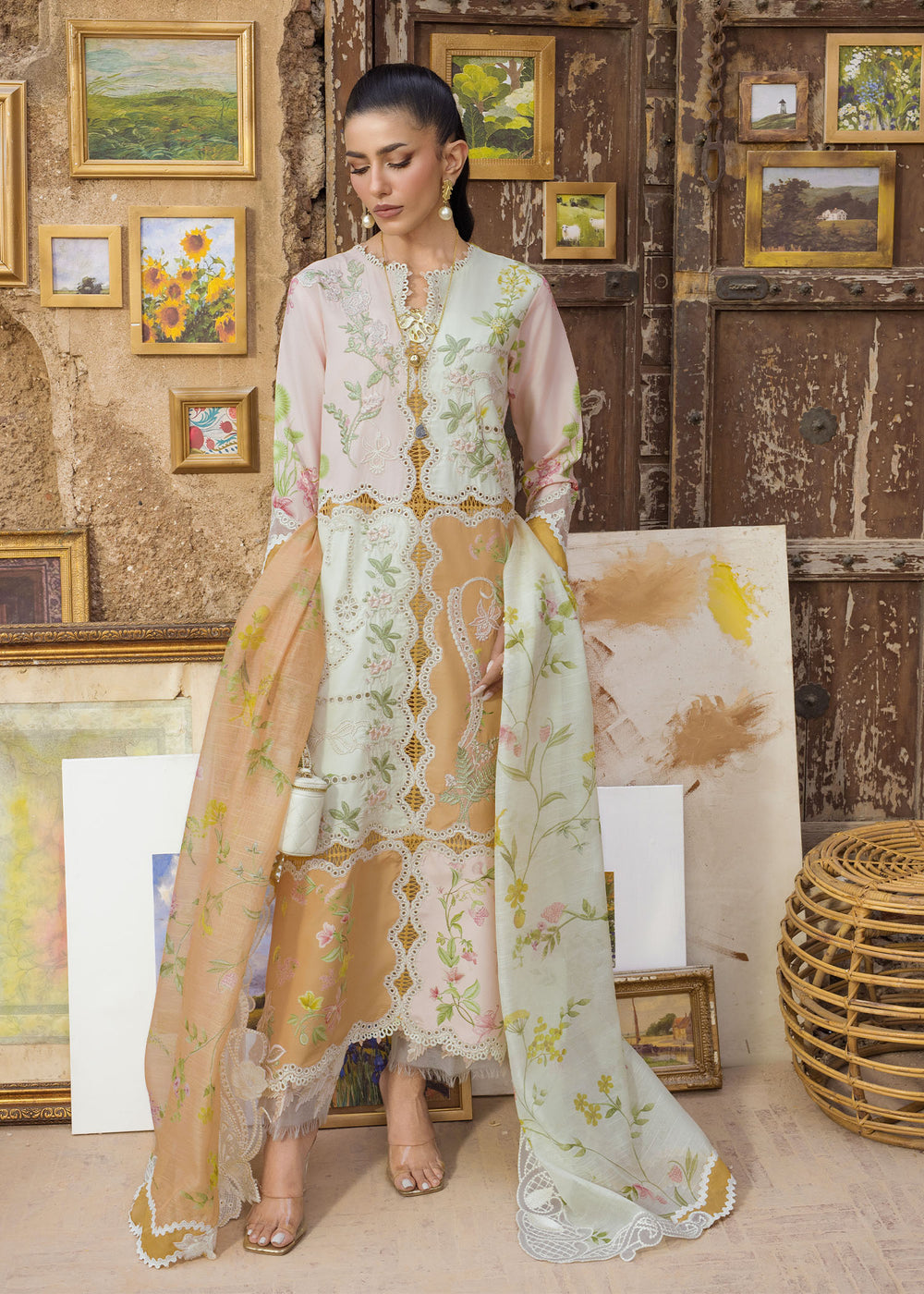 Saira Shakira | Bloom Lawn | LANA 1B - by Libasekhas - Registered Vendor of : Saira Rizwan - 100% Original Designer Dress