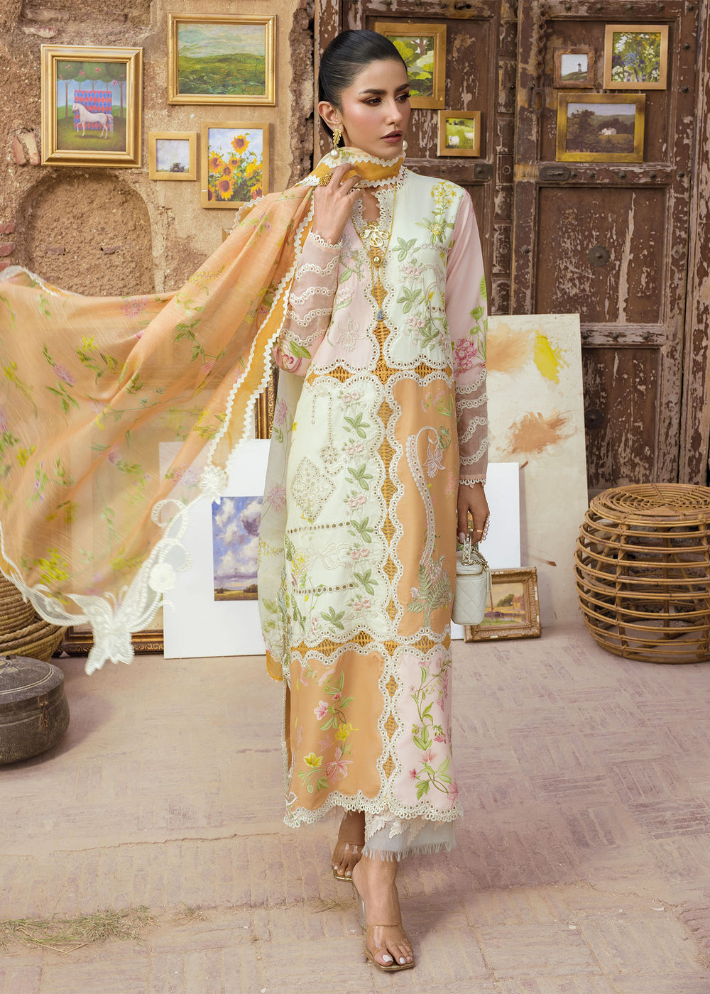 Saira Shakira | Bloom Lawn | LANA 1B - by Libasekhas - Registered Vendor of : Saira Rizwan - 100% Original Designer Dress