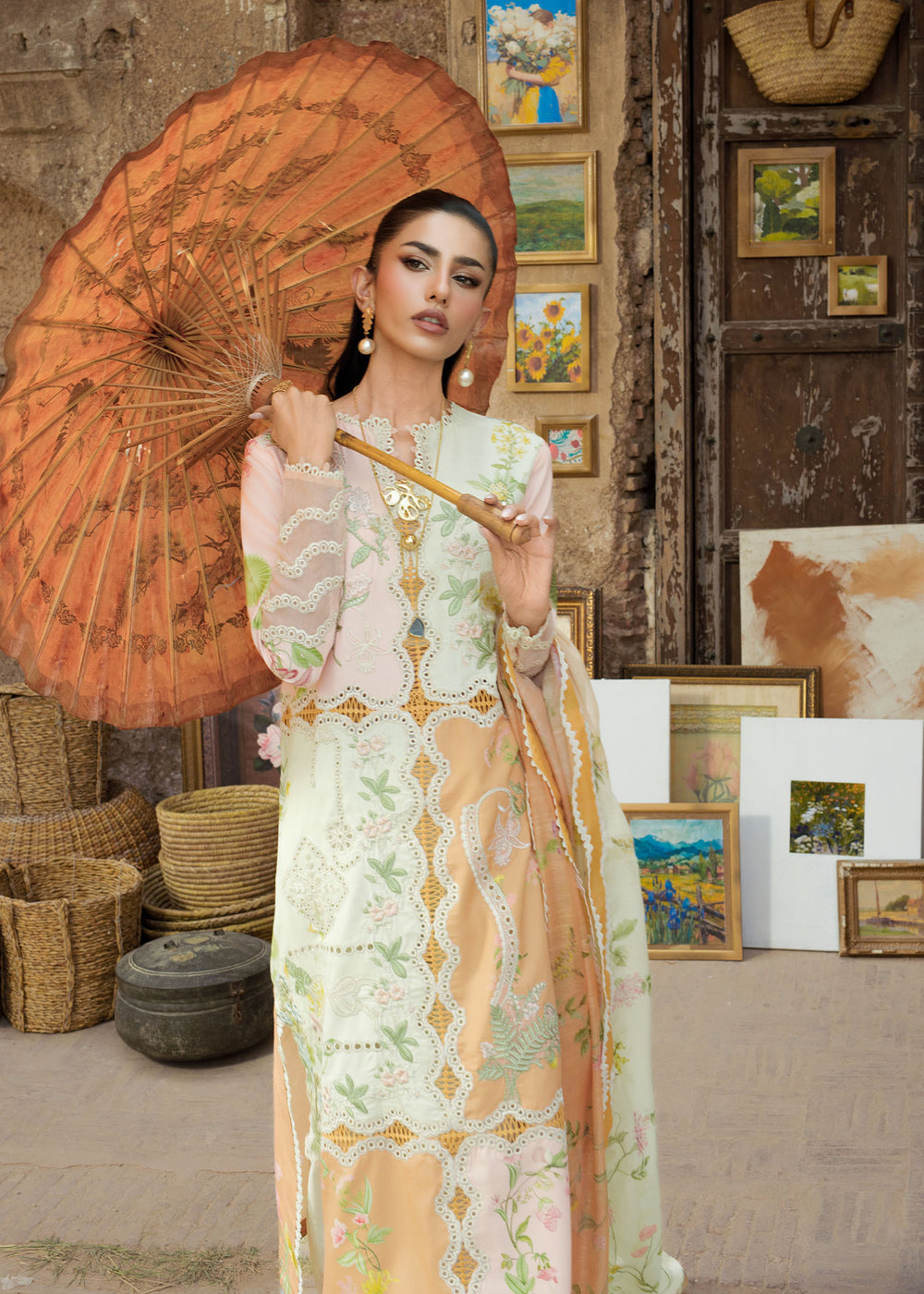Saira Shakira | Bloom Lawn | LANA 1B - by Libasekhas - Registered Vendor of : Saira Rizwan - 100% Original Designer Dress