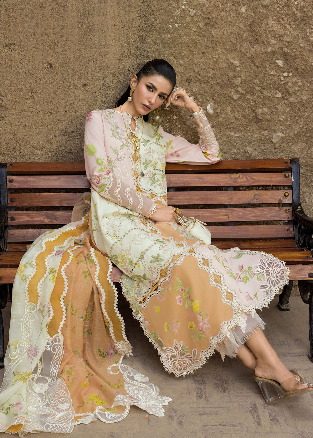 Saira Shakira | Bloom Lawn | LANA 1B - by Libasekhas - Registered Vendor of : Saira Rizwan - 100% Original Designer Dress