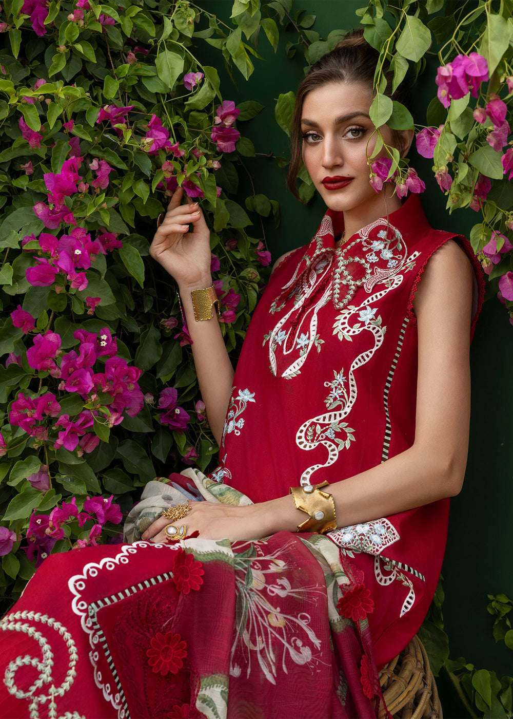 Saira Shakira | Bloom Lawn | ELISE 1B - by Libasekhas - Registered Vendor of : Saira Rizwan - 100% Original Designer Dress