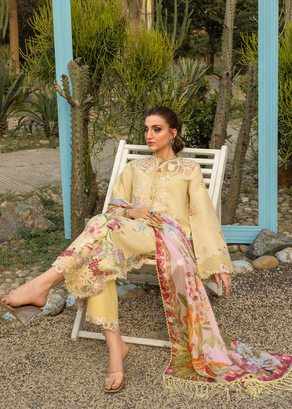 Saira Shakira | Bloom Lawn | MAELLE 1A - by Libasekhas - Registered Vendor of : Saira Rizwan - 100% Original Designer Dress