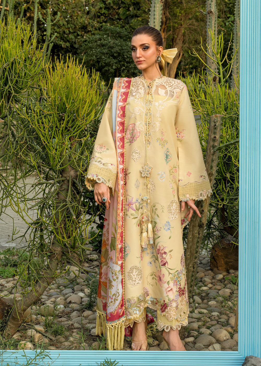 Saira Shakira | Bloom Lawn | MAELLE 1A - by Libasekhas - Registered Vendor of : Saira Rizwan - 100% Original Designer Dress